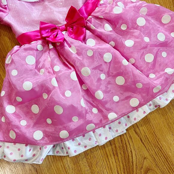 Disney Pink Minnie Mouse Polkadot Costume Dress - Picture 5 of 15